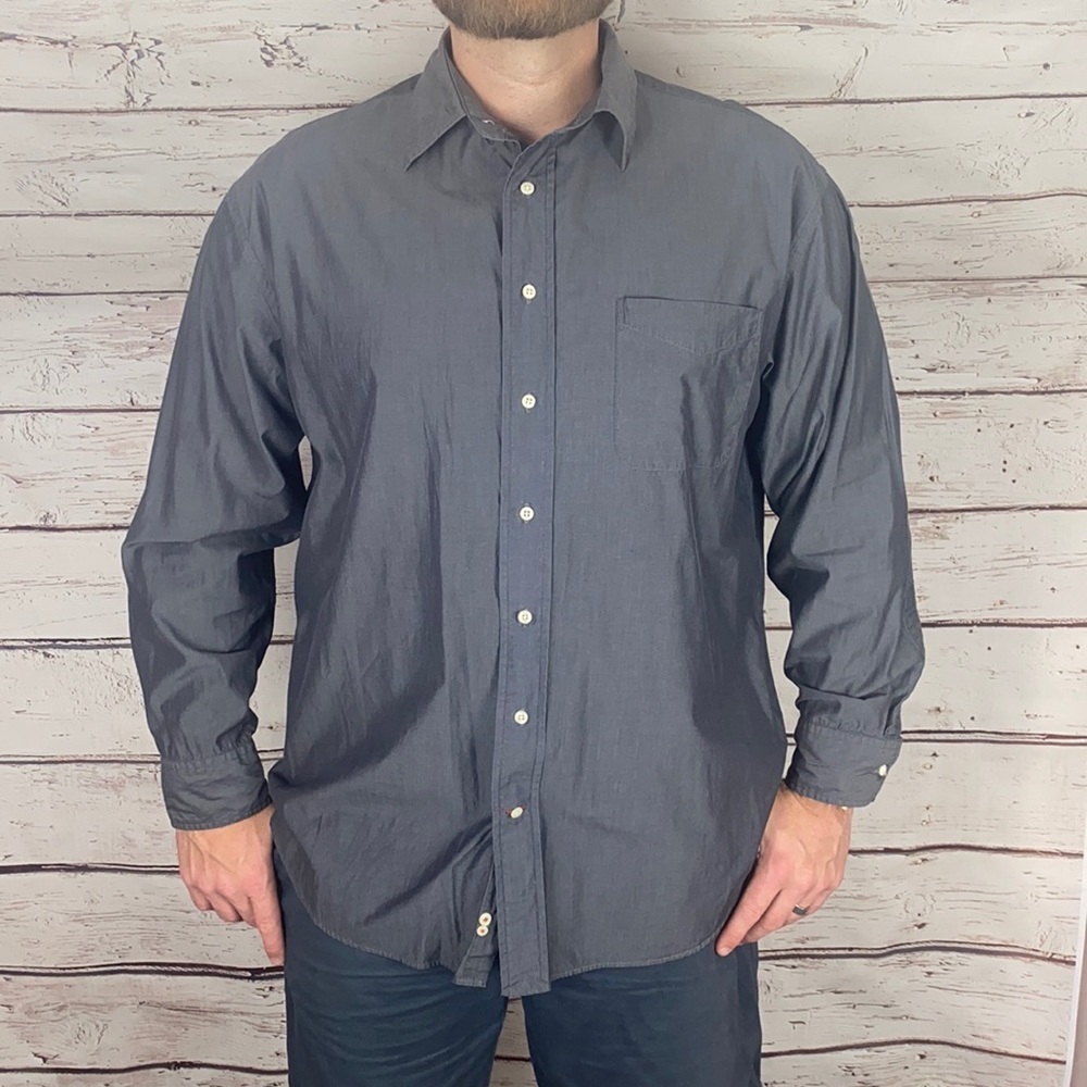 Daniel Cremieux Gray Button Up XL